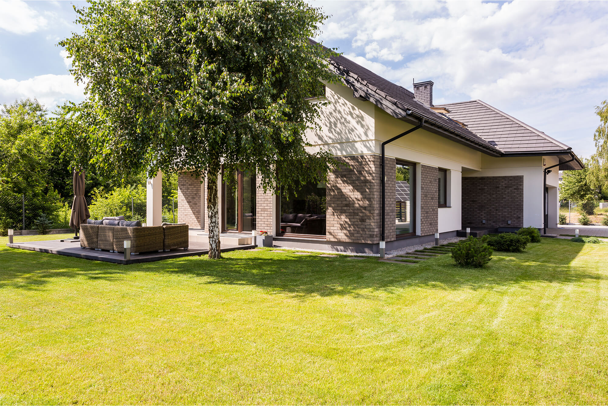 Haus mit Garten